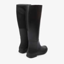 Camper Mil Long Boots Black - Womens Singapore ZKUAGB-953